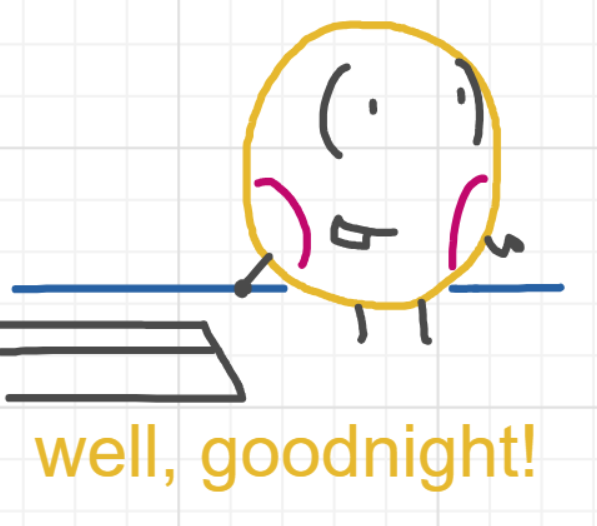 A panel from What's The Point, episode five of the Board Boards object show by Furretwalk/WalkingFurret.